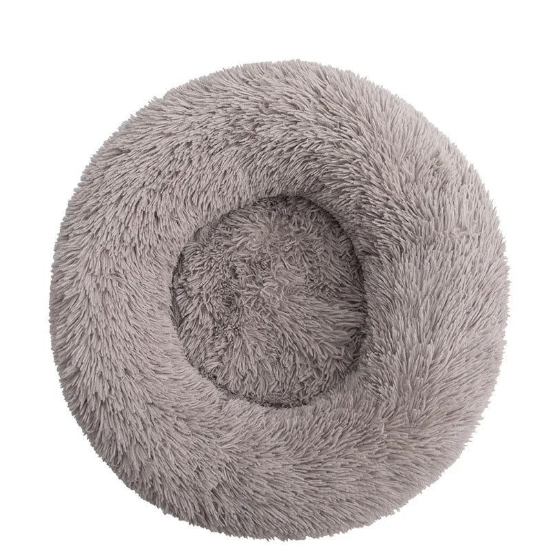 Grey - Cozy Round Bed